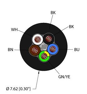 BLK,PVC,5X18,ITC,MSHA