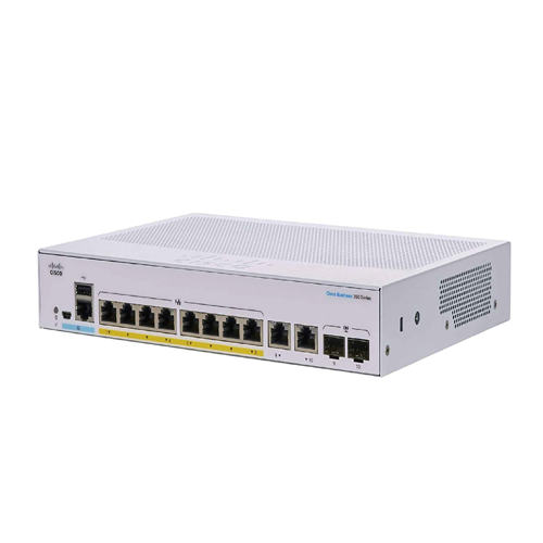 10-port Gigabit Managed Switch (8 PoE+ budget 120W; 2 copper/SFP combo) - NA