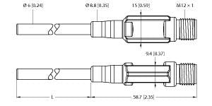 TTM050C-206A-CF-LI6-H1140-L150-50/50°C