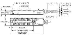TB-8M8M-4-0.9-BSFD 19/S90