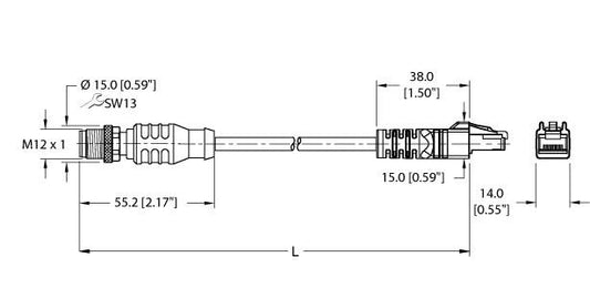 RSSX RJ45S 841-15M
